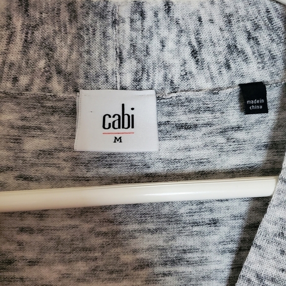 Cabi Heathered Grey 4 Button Cardigan size medium - Picture 8 of 13